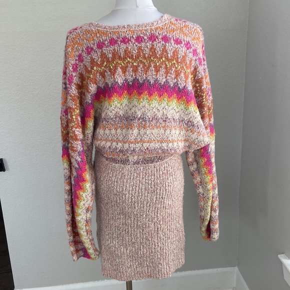 Free People Forever Fairisle Dress size M - Picture 8 of 9